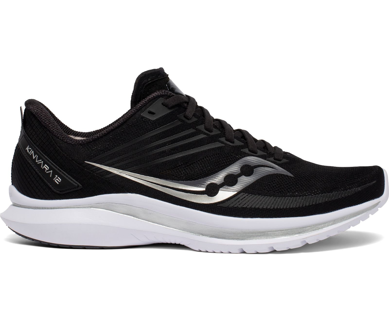 Tenis Para Correr Saucony Kinvara 12 Hombre Negros Plateados | México 524RVDW